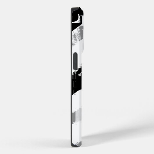 Abstract zwart wit grijs Case-Mate iPhone case (Achterkant / Rechts)