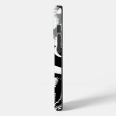 Abstract zwart wit grijs Case-Mate iPhone case (Achterkant / Links)