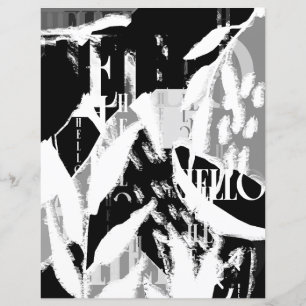 Abstract zwart wit, grijs plakboekpapier
