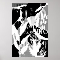Abstract zwart wit grijs