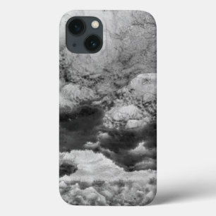 Abstract zwart-wit ijs Case-Mate iPhone case