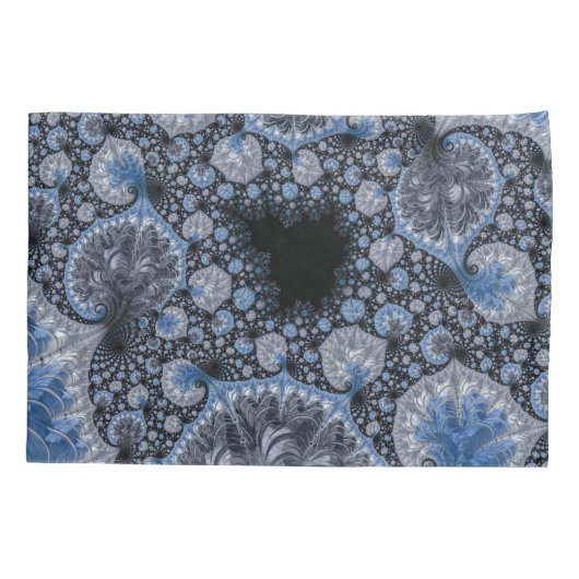 Abstract zwart-wit kussensloop (Achterkant)