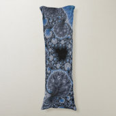 Abstract zwart-wit lichaamskussen (Voorkant Verticaal)