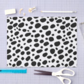 Abstract zwart-wit luipaardpatroon tissuepapier (Craft)