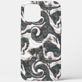 Abstract zwart-wit met gekleurde details of falen Case-Mate iPhone case