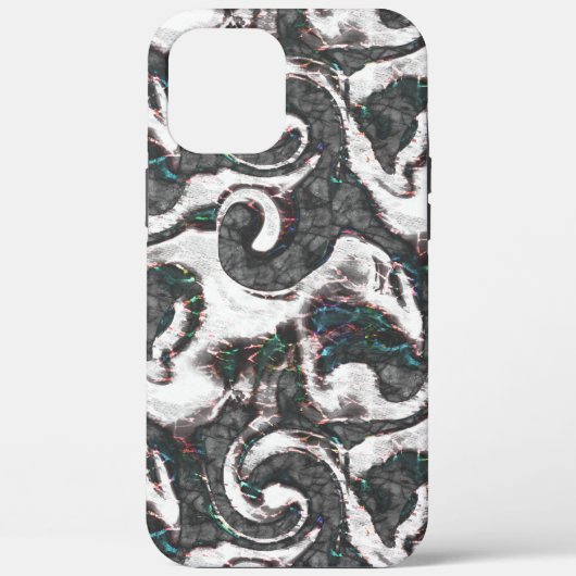 Abstract zwart-wit met gekleurde details of falen Case-Mate iPhone case (Achterkant)