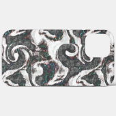 Abstract zwart-wit met gekleurde details of falen Case-Mate iPhone case (Achterkant (horizontaal))