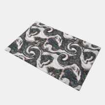 Abstract zwart-wit met gekleurde details of falen