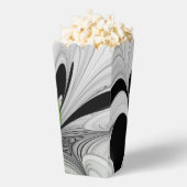Abstract Zwart-wit met Groene Fractal Art Bedankdoosjes (Popped)