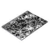 Abstract zwart-wit Notitieboek (Linkerzijde)