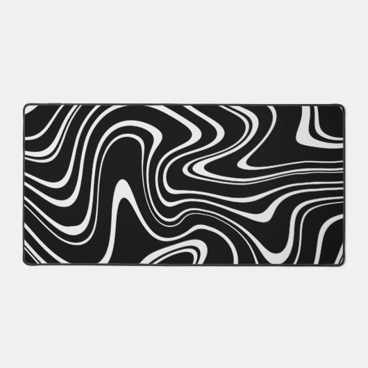 Abstract zwart-wit patroon bureaumat (Voorkant)