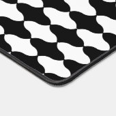 Abstract zwart-wit patroon bureaumat (Hoek)