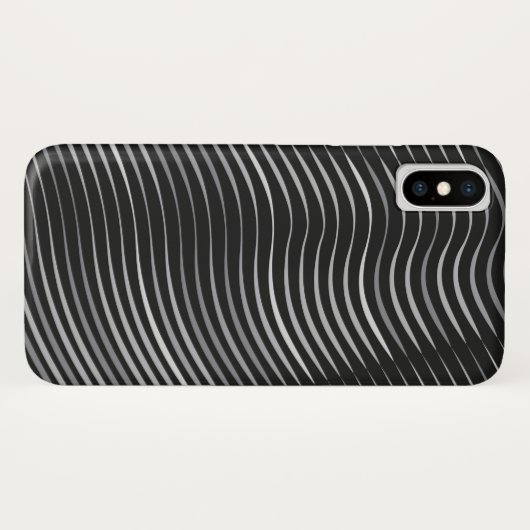 abstract zwart-wit patroon Case-Mate iPhone case (Achterkant (horizontaal))
