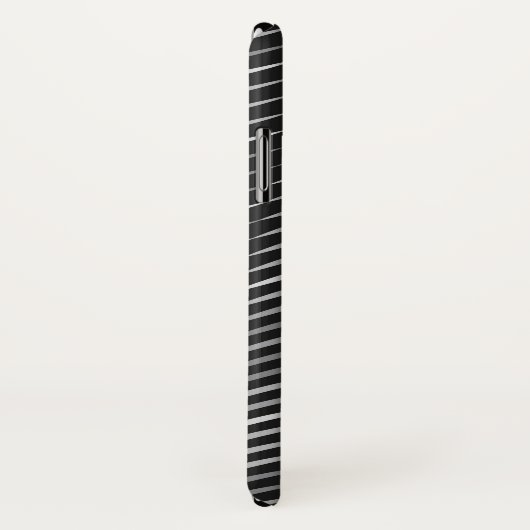 abstract zwart-wit patroon Case-Mate iPhone case (Achterkant / rechts)