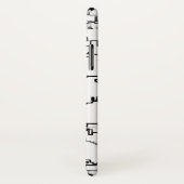 Abstract zwart-wit patroon Case-Mate iPhone case (Achterkant / rechts)