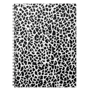 Abstract zwart-wit patroon notitieboek