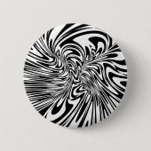 abstract zwart-wit ronde button 5,7 cm (Voorkant)