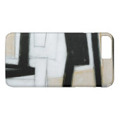 Abstract zwart-wit schilderen Case-Mate iPhone case (Achterkant (Horizontaal))