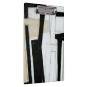 Abstract zwart-wit schilderen klembord (Rechts)