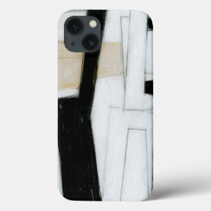 Abstract zwart-wit schilderij Case-Mate iPhone case