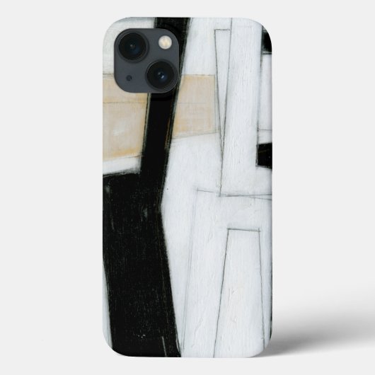Abstract zwart-wit schilderij Case-Mate iPhone case (Achterkant)