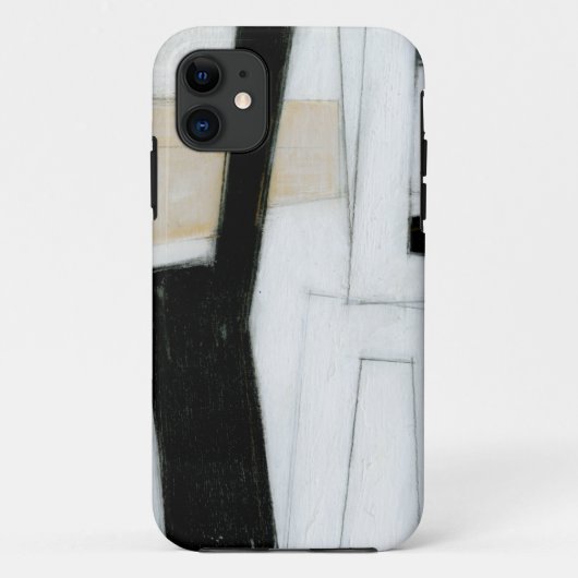 Abstract zwart-wit schilderij Case-Mate iPhone case (Achterkant)