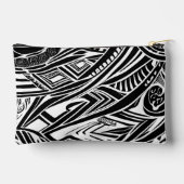 Abstract zwart-wit tribaal etui (Achterkant)