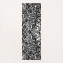 Abstract zwart-wit, vloeibaar marmerpatroon