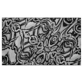 Abstract zwart-wit weefsel stof (Fat Quarter)