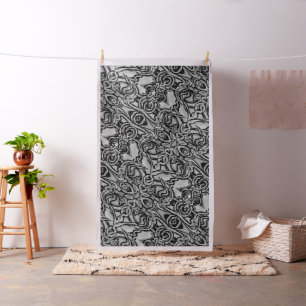 Abstract zwart-wit weefsel stof