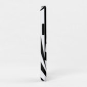 Abstract zwart-wit wervelende spiraalvormige trap  Case-Mate iPhone case (Achterkant/rechts)