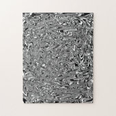 Abstract zwart-wit wervelkolom legpuzzel (Verticaal)