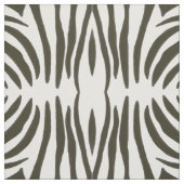 Abstract Zwart Wit Zebra Strepen Print Stof (Swatch)