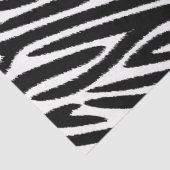 Abstract zwart-wit Zebrapatroon Tissuepapier (Detail)