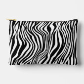 Abstract zwart-wit zebraprint etui (Voorkant)