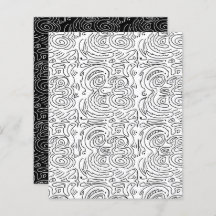 Abstract zwart witboek met witte lijnen