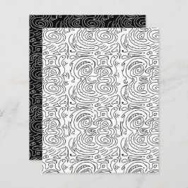Abstract zwart witboek met witte lijnen