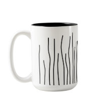 Abstract zwart-witlijnminimalisme