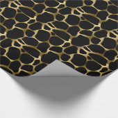 Abstract zwart-witpatroon cadeaupapier (Hoek)