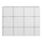 Abstract zwart-witpatroon met herhalend, s kalender (Hoes)