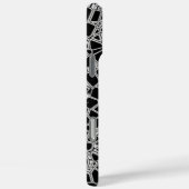 Abstract Zwart Witte Kryptoniet Case-Mate iPhone Case (Achterkant / Rechts)