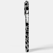 Abstract Zwart Witte Kryptoniet Case-Mate iPhone Case (Achterkant / Links)