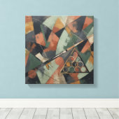 Abstract Zwembad Canvas Afdruk (Insitu (Houten vloer))