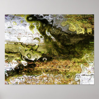 Abstract - Zwemkleuren Poster