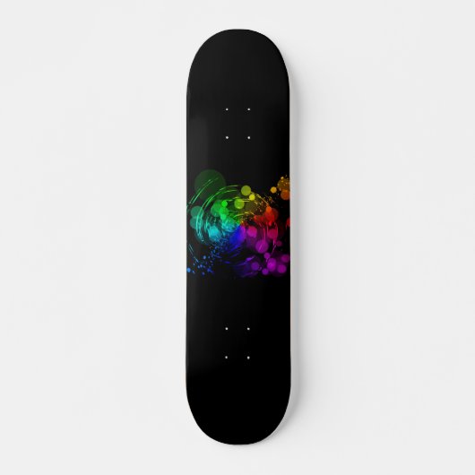 Abstract zwenkplank persoonlijk skateboard (Voorkant)