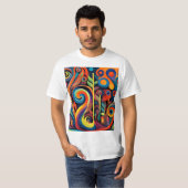 Abstracta Psychedelica 12 T-shirt (Voorkant volledig)