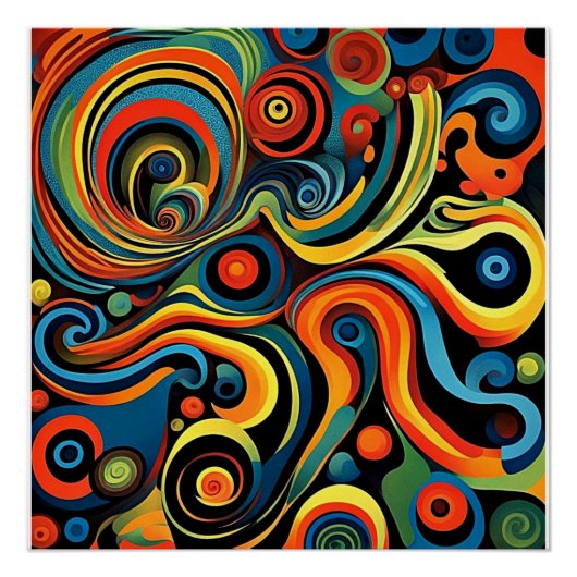 Abstracta Psychedelica 13 Perfect Poster (Voorkant)