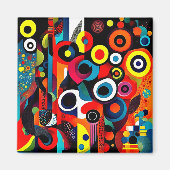 Abstracta Psychedelica 4 Magneet (Voorkant)