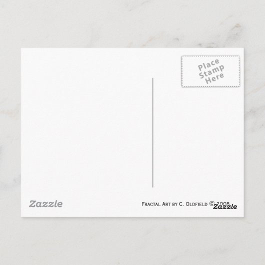 Abstractacus Briefkaart (Achterkant)