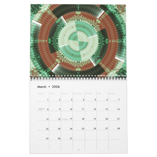 Abstract'delicaz 2012 Kalender (Mar 2026)